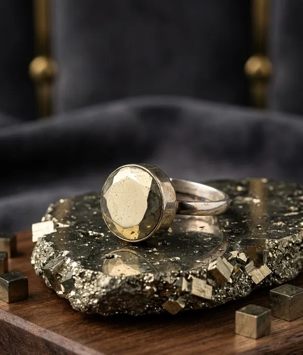 Metallic_Round_Stone_Statement_Ring