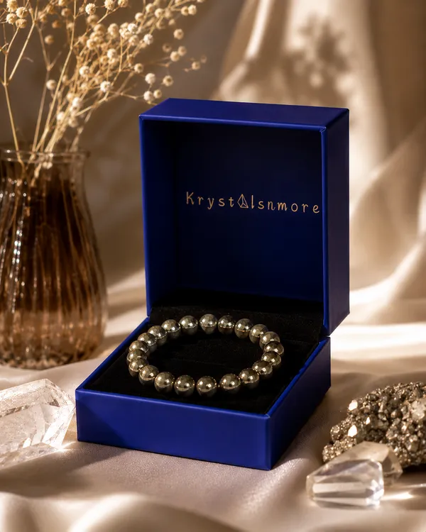 Black_Pyrite_Beaded_Bracelet_for_Men