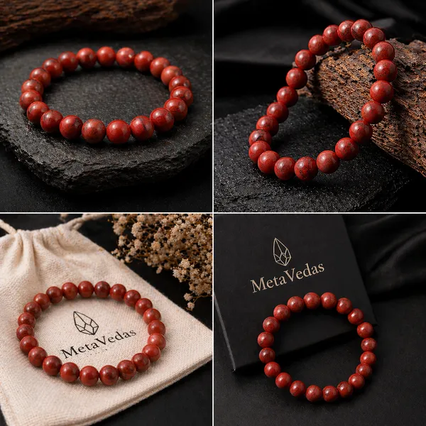 Red_Jasper_Beaded_Bracelet_For_Unisex