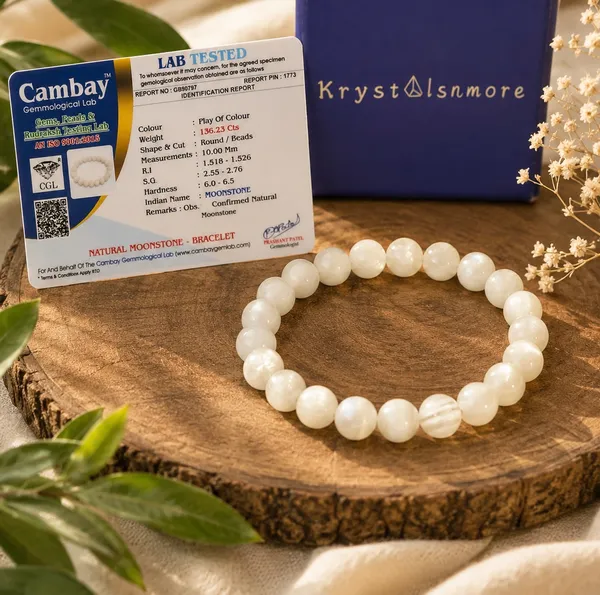 White_Natural_Moonstone_Beaded_Bracelet_for_All