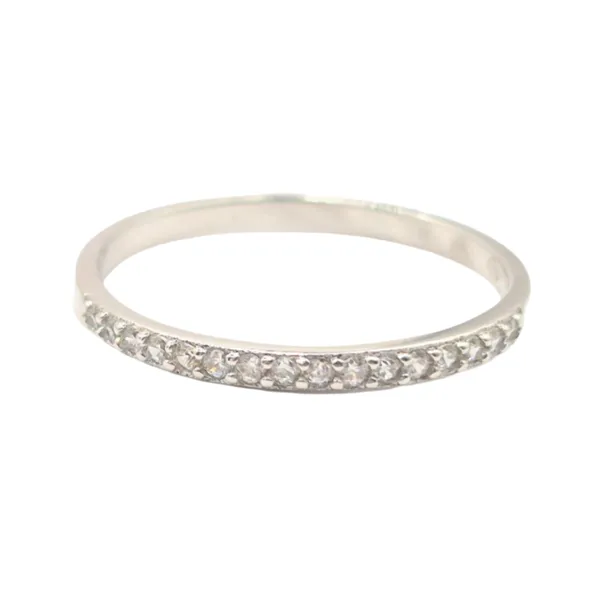 Silver_And_Clear_925_Silver_&_Cz_Ring_For_Women
