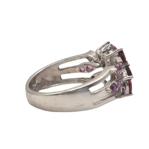 Pink_And_Red_Garnet_&_925_Silver_Ring_For_Women