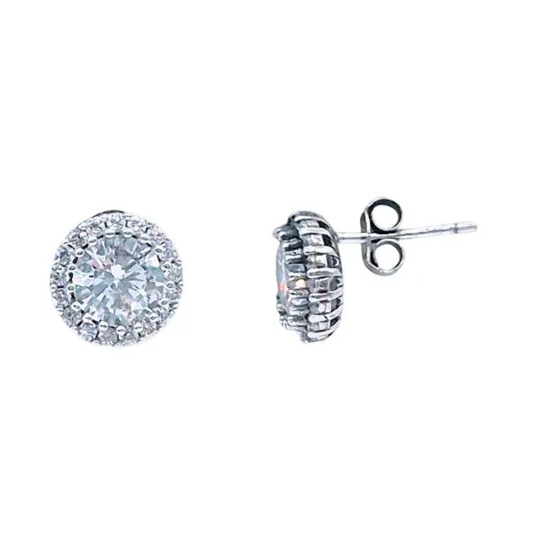 White_925_Silver_&_Cz_Earrings_For_Women