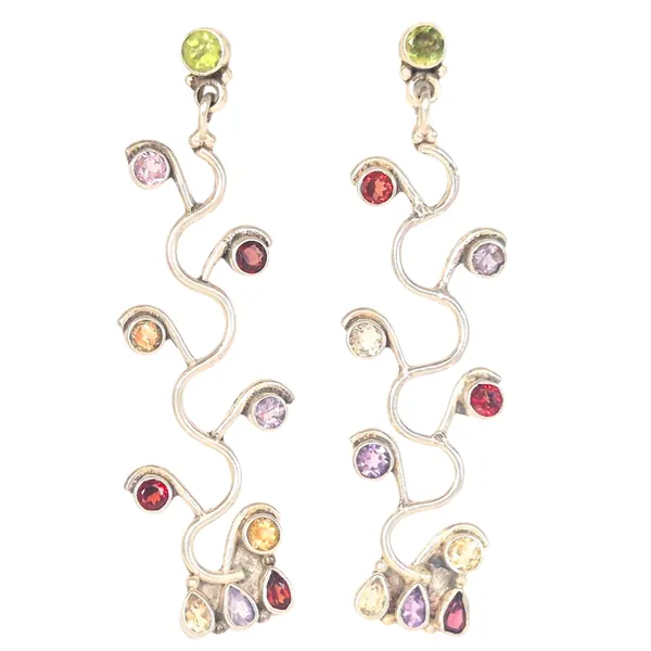 Purple_And_Yellow_Amethyst_&_Citrine_Earrings_For_Women