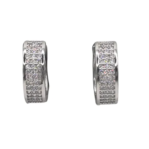 White_925_Silver_&_Cz_Earrings_For_Women