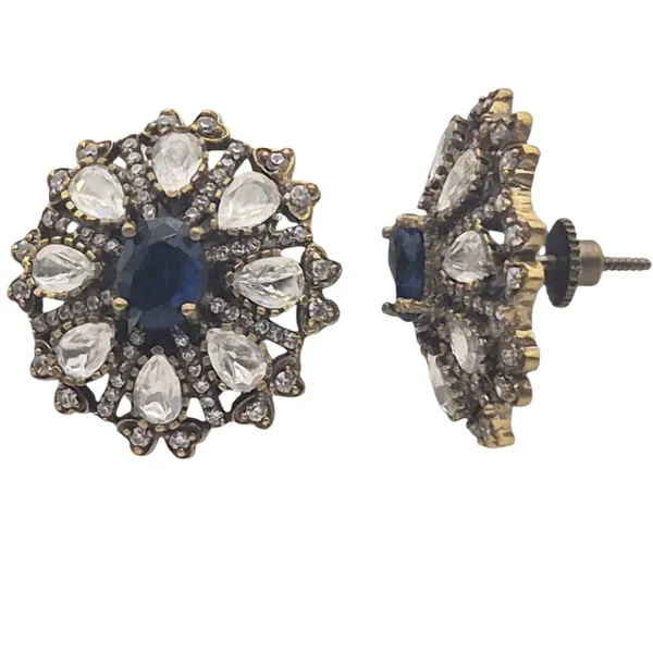 Blue_Moissanite_Earrings_For_Women