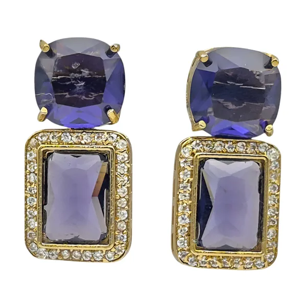 Purple_Cz_Victorian_Style_Earrings_For_Women