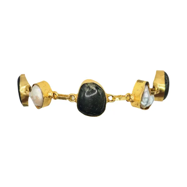 Grey_Labradorite_&_Pearl_Bracelet_For_Women