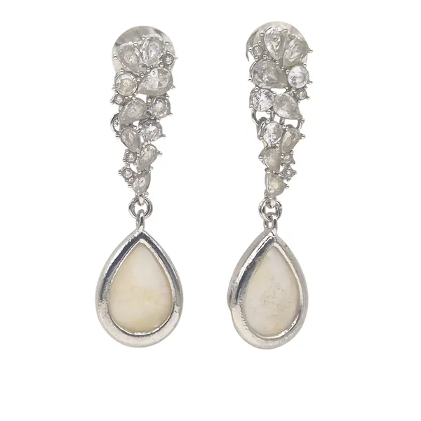 White_Cz_&_Mop_Earrings_For_Women
