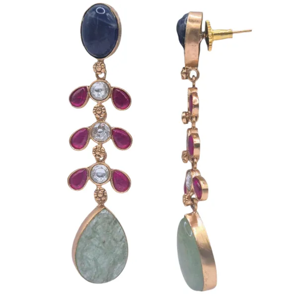 Multicolor_Multi-Stone_Earrings_For_Women