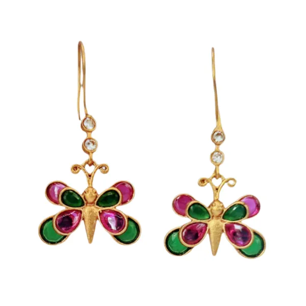 Variable_Quartz_&_Brass_Earrings_For_Women