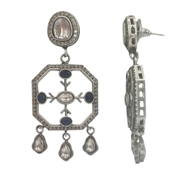 White_Quartz_&_Kundan_Jewelry_Set_For_Women