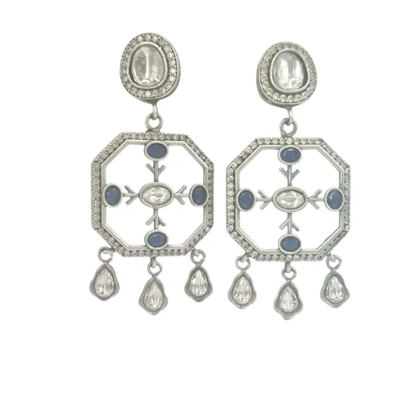 White_Quartz_&_Kundan_Jewelry_Set_For_Women