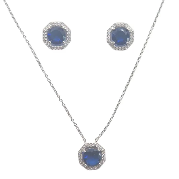 Royal_Blue_Cz_&_Silver_Jewelry_Set_For_Women