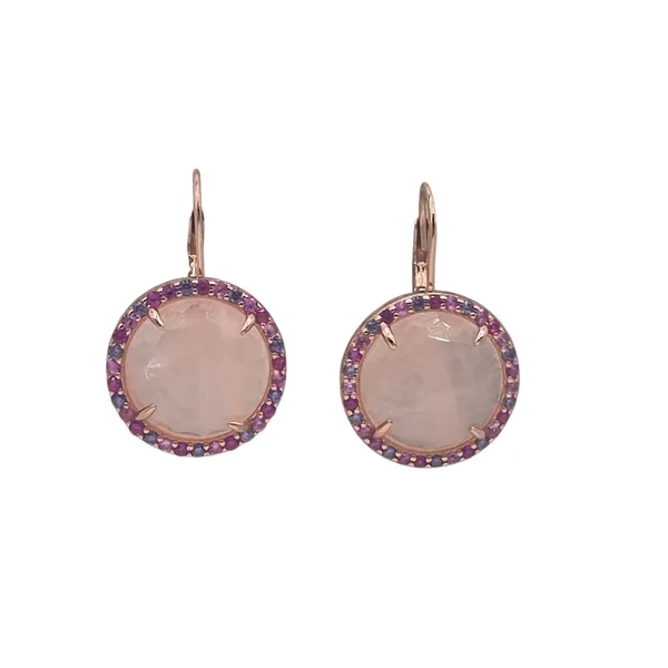 Pink_And_White_Quartz_&_Cz_Earrings_For_Women