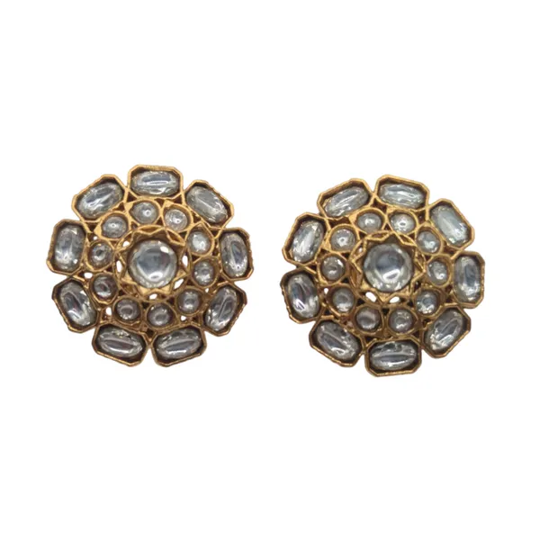 Clear_And_Gold_Kundan_&_Jadau_Earrings_For_Women