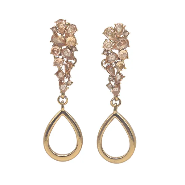 Gold_Mop_&_Cz_Earrings_For_Women