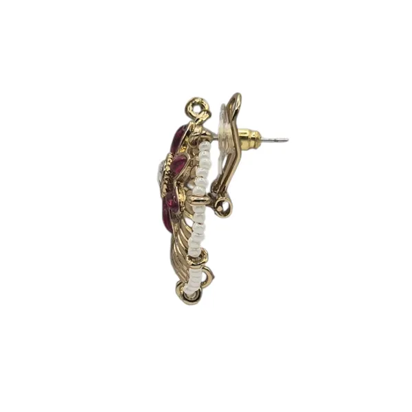 Red_Quartz_&_Kundan_Earrings_For_Women