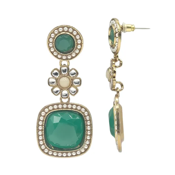 Green_Quartz_&_Kundan_Earrings_For_Women