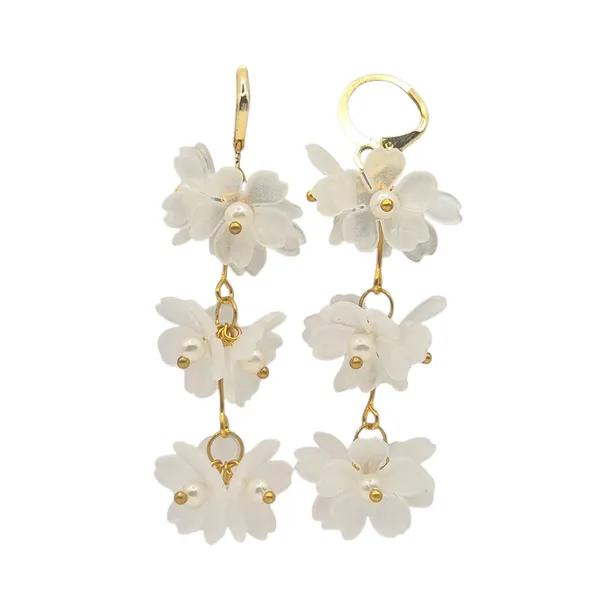 White_And_Gold_Brass_Earrings_For_Women
