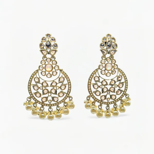 Peach_Quartz_In_Round_Design_With_Pearls