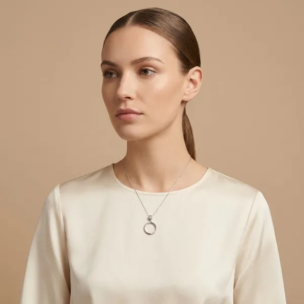 Silver_925_Silver_&_Cz_Necklace_For_Women