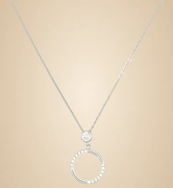 Silver_925_Silver_&_Cz_Necklace_For_Women