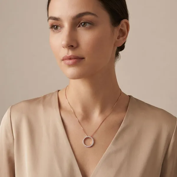 Pink_925_Silver_&_Cz_Necklace_For_Women