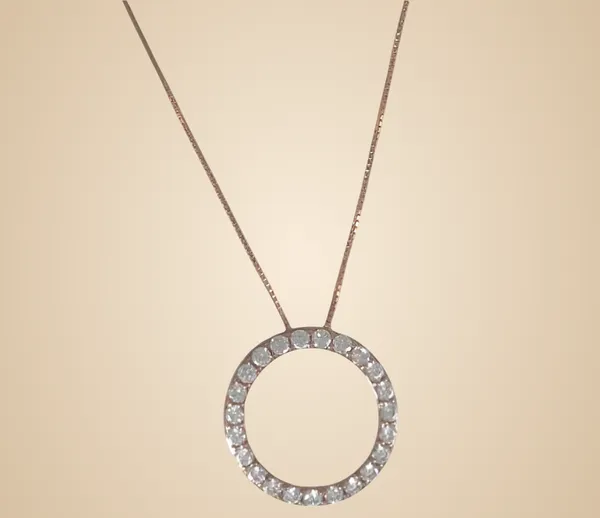 Pink_925_Silver_&_Cz_Necklace_For_Women