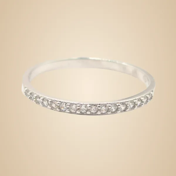 Silver_And_Clear_925_Silver_&_Cz_Ring_For_Women