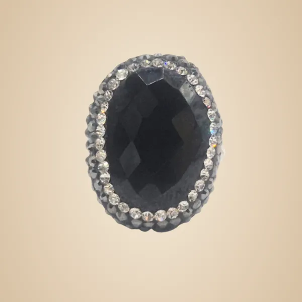 Black_And_Grey_Onyx_&_Marcasite_Ring_For_Women