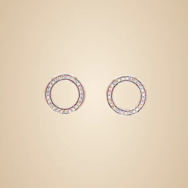 Rose_Gold_925_Silver_&_Cz_Earrings_For_Women