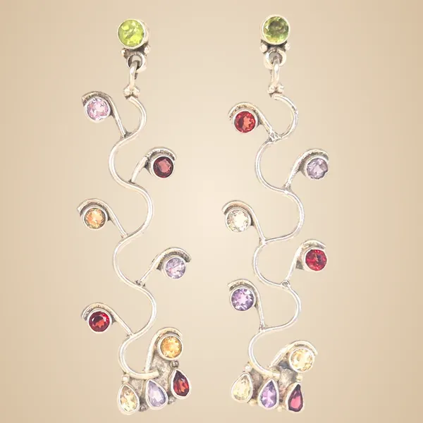 Purple_And_Yellow_Amethyst_&_Citrine_Earrings_For_Women