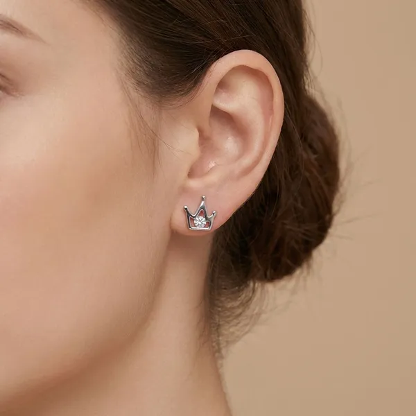 White_925_Silver_&_Cz_Earrings_For_Women