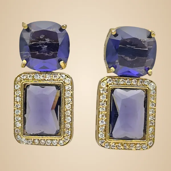 Purple_Cz_Victorian_Style_Earrings_For_Women