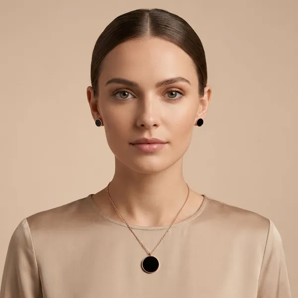 Black_And_Rose_Gold_Mother_Of_Pearl_Jewelry_Set_For_Women