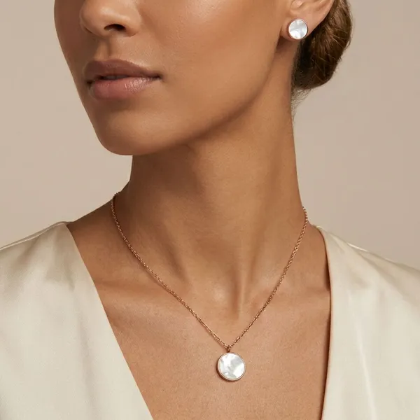White_And_Rose_Gold_Mother_Of_Pearl_Jewelry_Set_For_Women