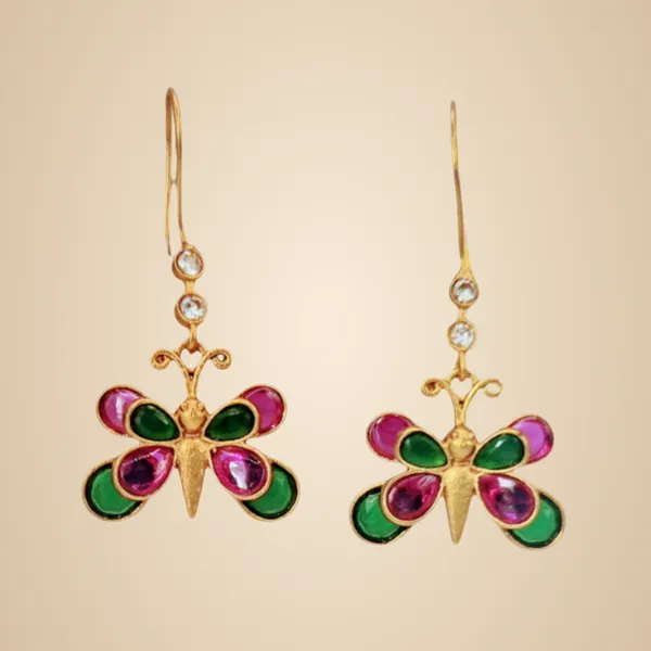 Variable_Quartz_&_Brass_Earrings_For_Women