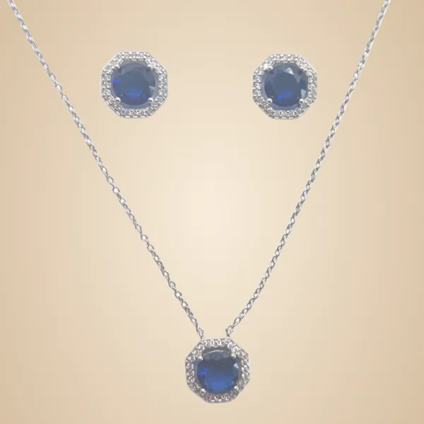 Royal_Blue_Cz_&_Silver_Jewelry_Set_For_Women