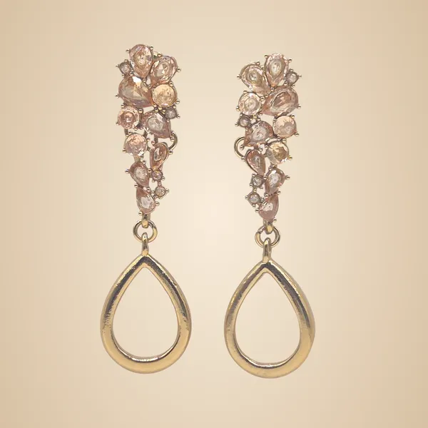 Gold_Mop_&_Cz_Earrings_For_Women