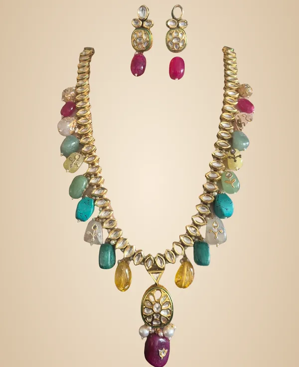 Multicolor_Multi-Gemstone_Necklace_For_Women