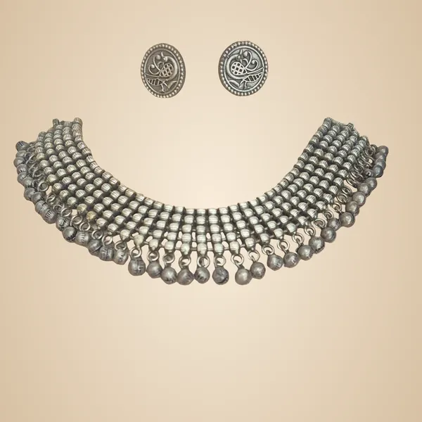 Silver_German_Silver_Jewelry_Set_For_Women