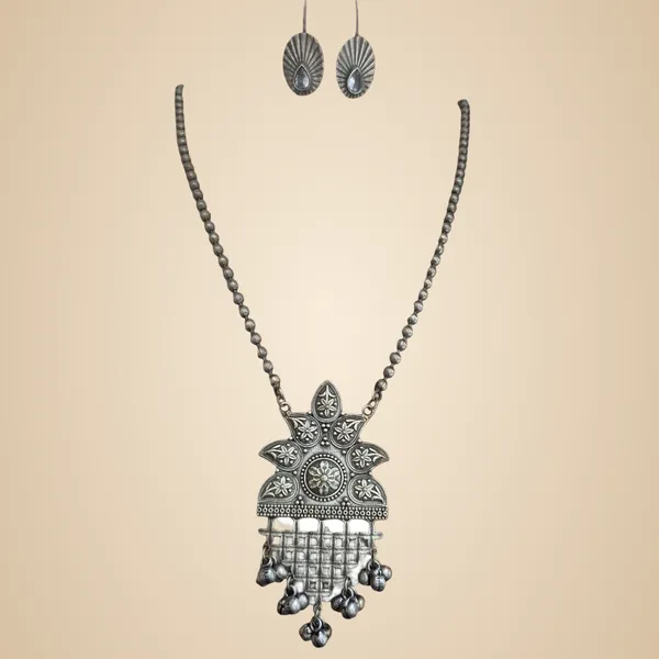 Silver_German_Silver_Jewelry_Set_For_Women