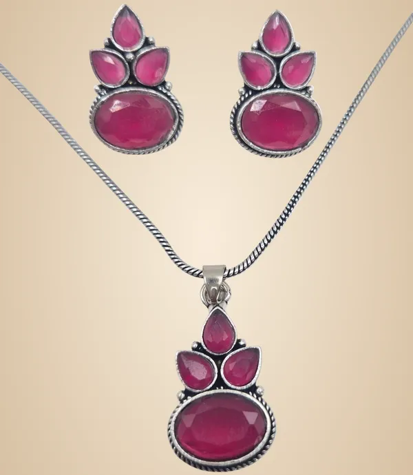 Purple_Quartz_&_Brass_Jewelry_Set_For_Women