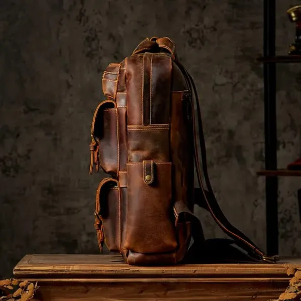 Brown_Genuine_Buffalo_Leather_Premium_Bag_For_Men_And_Women