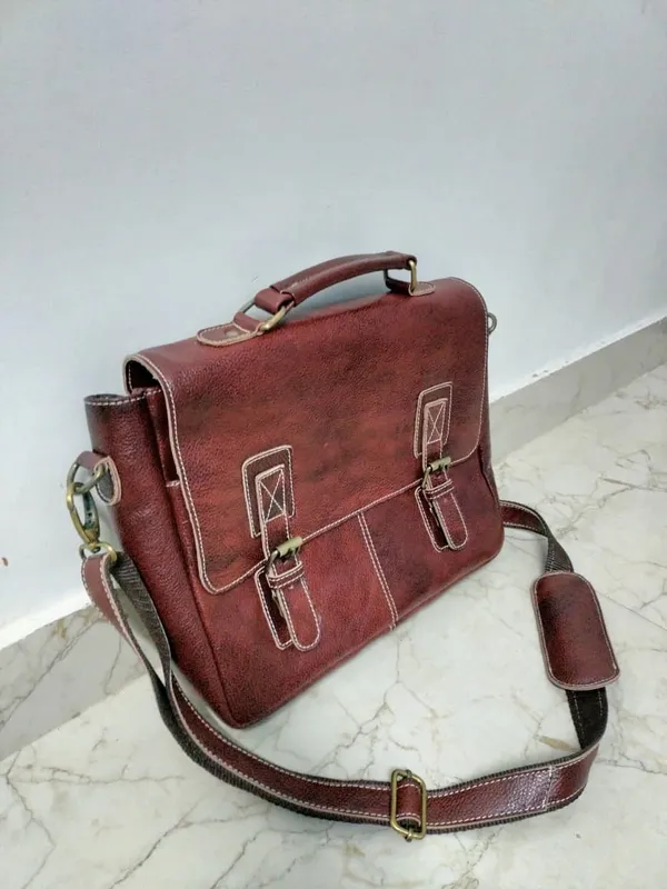 Brown_Genuine_Buffalo_Leather_Premium_Bag_For_Men_And_Women