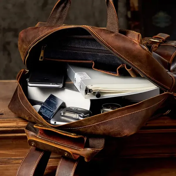 Brown_Genuine_Buffalo_Leather_Premium_Bag_For_Men_And_Women