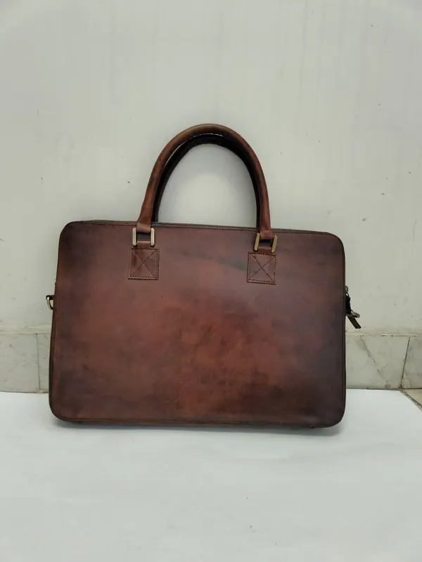 Brown_Genuine_Buffalo_Leather_Premium_Bag_For_Men_And_Women