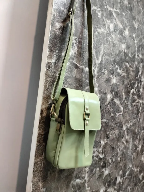 Green_Genuine_Buffalo_Leather_Premium_Bag_For_Women