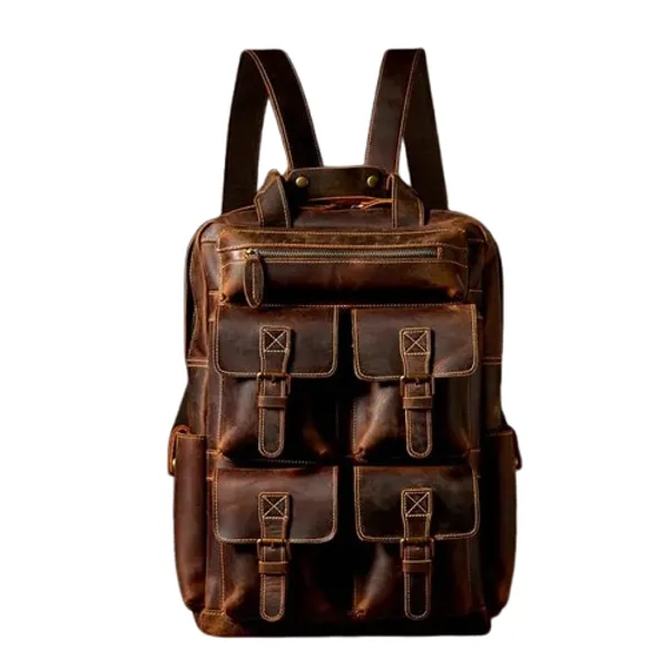 Brown_Genuine_Buffalo_Leather_Premium_Bag_For_Men_And_Women